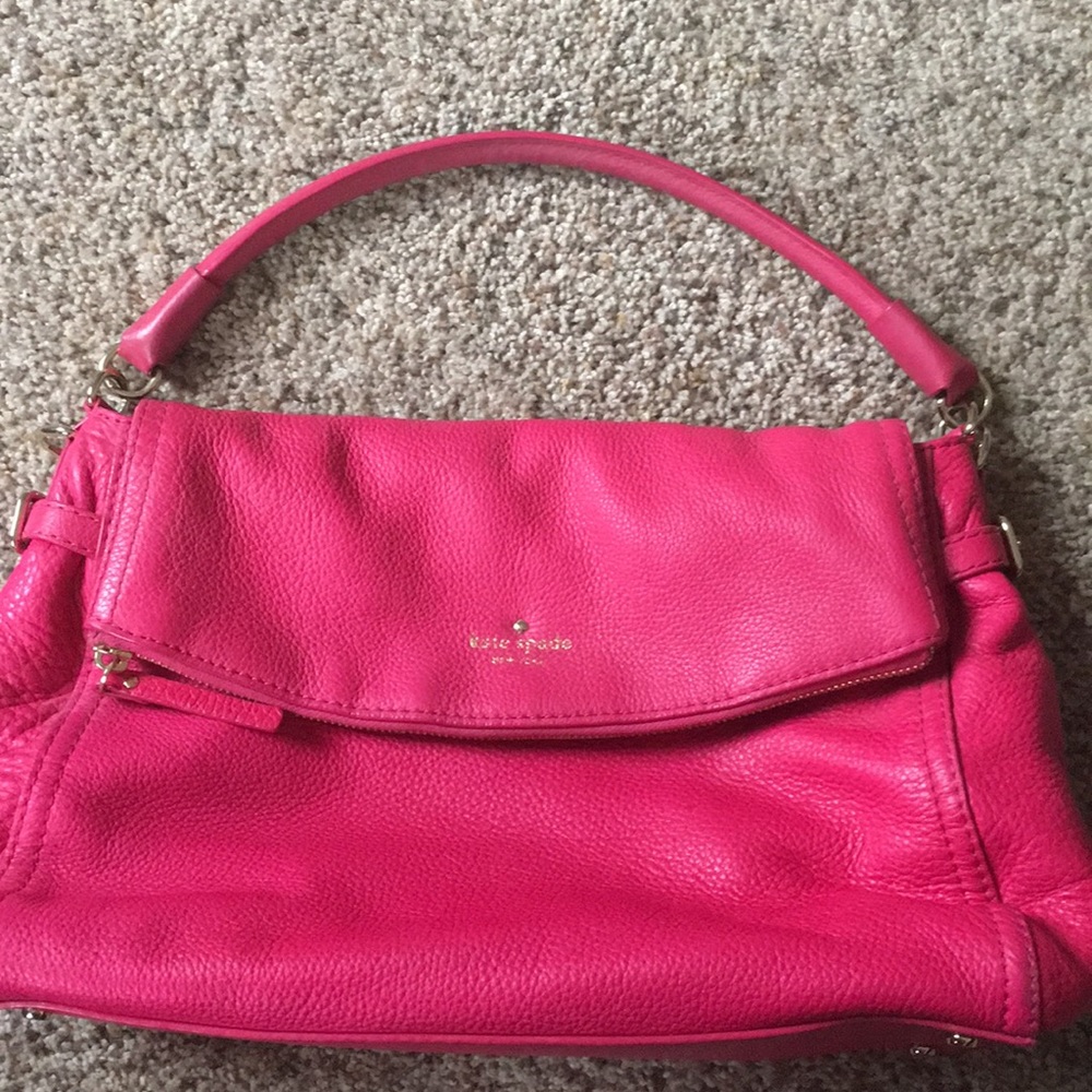 Hot pink Kate spade purse handbag